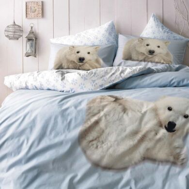 Комплект постельного белья Tac Bear ранфорс, двуспальный евро