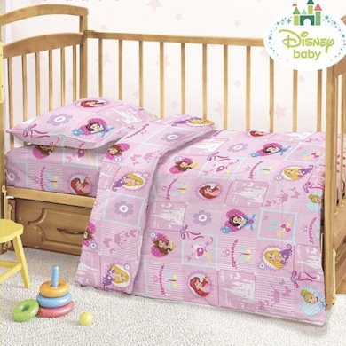 Комплект детского постельного белья Этель "Принцессы" поплин, детский