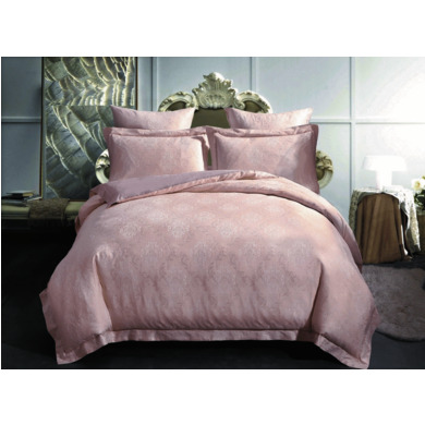Комплект постельного белья Cleo Soft Cotton Эльзас (светло-розовый), двуспальный