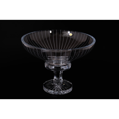 Ваза для фруктов "Gold Crystal Полосы" 35,5 см