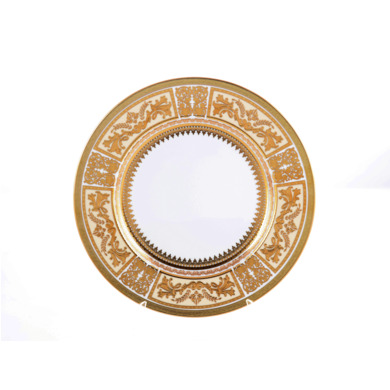 Набор тарелок "Diadem White Cream Gold" 28 см 6 шт