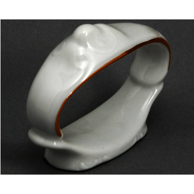 Кольцо для салфетки "Бернадот Белый узор" 5,5*6,5 см.