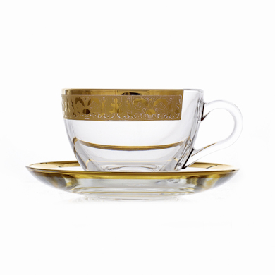Набор для  чая "Богемия"  (чашка 240 мл + блюдце) на 6 персон 12 предметов 