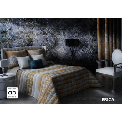 Покрывало стеганое Algodon Blanco Erica oro 250х270 см + 2 наволочки 40х60 см