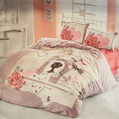 Комплект постельного белья Irina Home Sura ранфорс, двуспальный евро