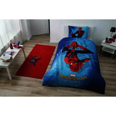 Комплект постельного белья Tac Spiderman Homecoming ранфорс, 1,5 сп.