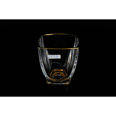 Набор стаканов для виски "Ареззо Золотой ободок" 320 мл 6 шт