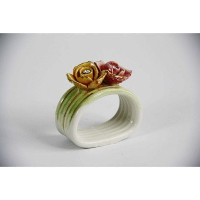 Кольцо для салфеток "Цветы" 7х3х5 см.