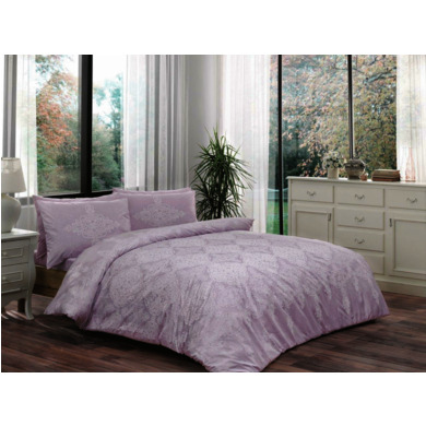 Комплект постельного белья Tac Blanche (лиловый) ранфорс, двуспальный