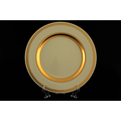 Набор  тарелок "Constanza Cream 9321 Gold" 27 см. 6 шт.
