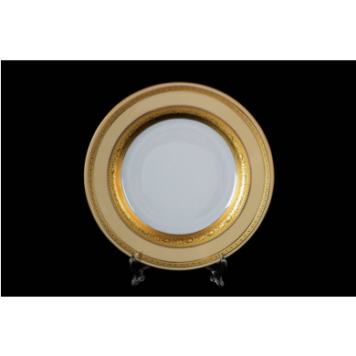 Набор тарелок "Constanza Cream 9321 Gold" 21 см 6 шт