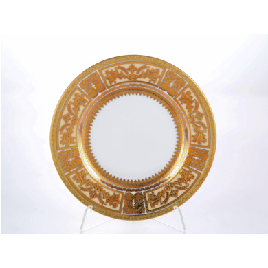 Набор тарелок "Diadem White Cream Gold" 17 см 6 шт