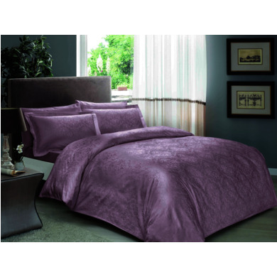 Комплект постельного белья Tac Daria (лиловый) жаккард-люкс, двуспальный евро