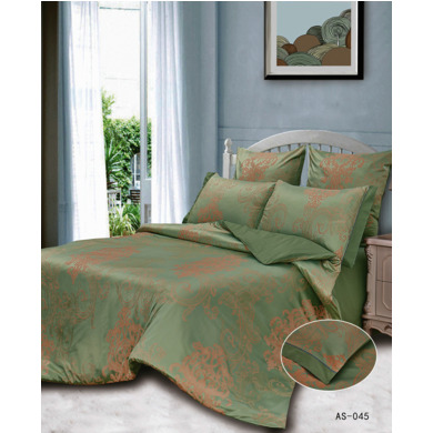 Комплект постельного белья "Arlet AS-045" жаккардовый шелк, двуспальный