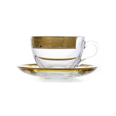 Набор для чая "Богемия"  (чашка 240 мл + блюдце) на 6 персон 12 предметов