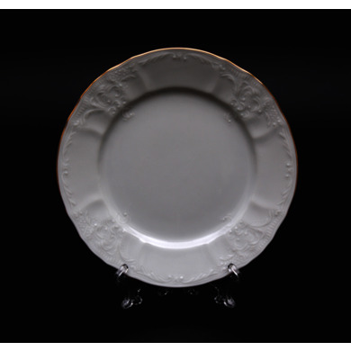 Набор тарелок "Бернадот Белый узор" 17 см. 6 шт.