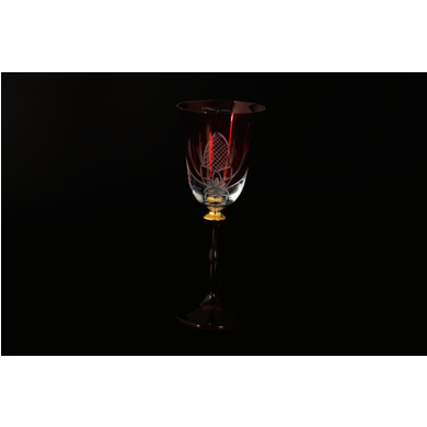 Набор фужеров для вина "Звезда" (красные) 185 мл