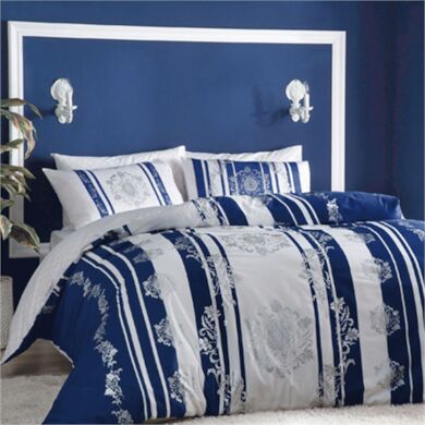 Комплект постельного белья Tac Blaze (синий) сатин, двуспальный евро