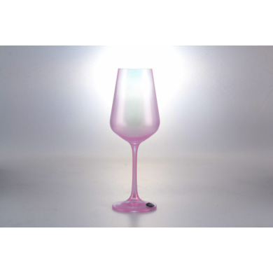 Набор бокалов для вина "Sandra" 250 мл 6 шт (розовый)