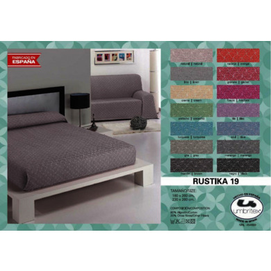 Покрывало-плед Umbritex Rustica 19 linen 180х260 см