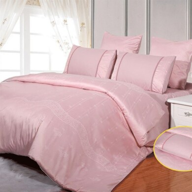 Комплект постельного белья "Arlet AD-004" жаккардовый шелк, двуспальный евро