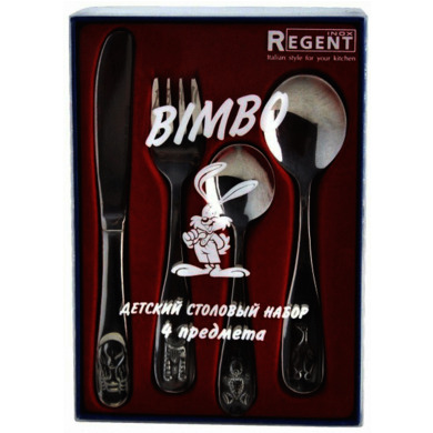 Набор детский 4 предмета в блистер коробке Bimbo