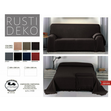 Покрывало-плед Umbritex Rustica 1 brown 180х260 см