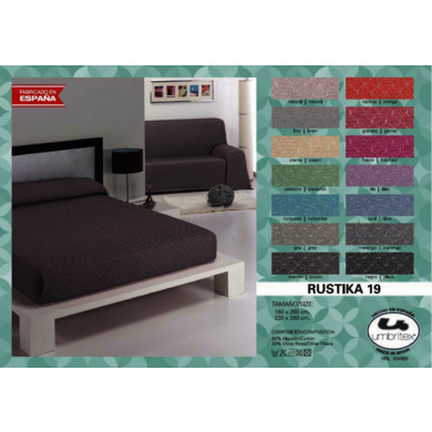 Покрывало-плед Umbritex Rustica 19 brown 230х260 см