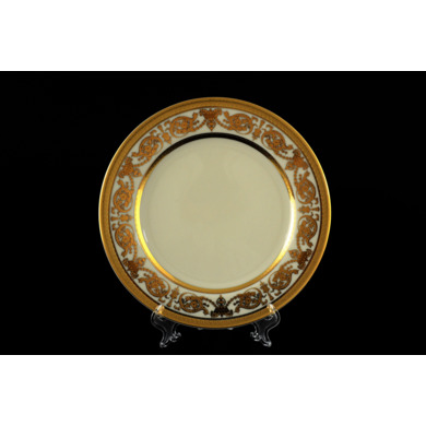 Набор тарелок "Constanza Cream Imperial Gold" 20 см. 6 шт.