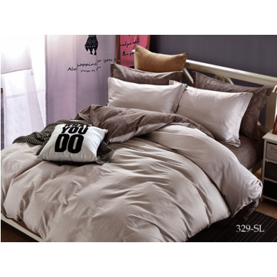 Комплект постельного белья Cleo Реканати сатин, двуспальный евро