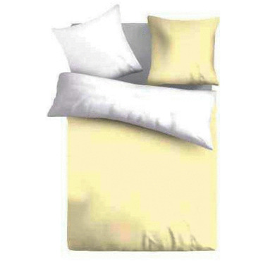 Комплект постельного белья Artek-92 Ecru/white сатин, евро макси