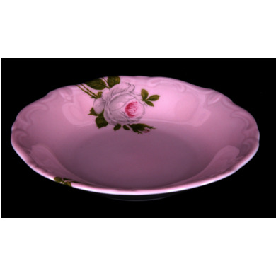 Набор розеток "Алвин розовый 6076" 11 см. 6 шт.