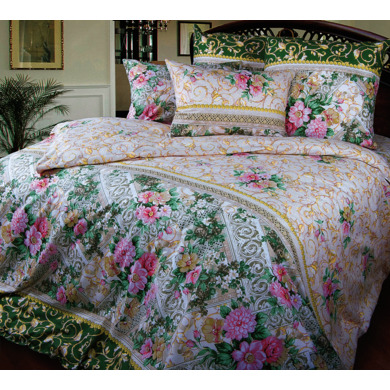 Комплект постельного белья "Римский дворик 1" перкаль, двуспальный