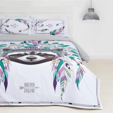 Комплект постельного белья Этель Indian style ранфорс, двуспальный