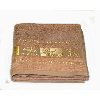 Полотенце махровое Brielle Bamboo Gold 50х90 см (мокко)