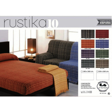 Покрывало-плед Umbritex Rustica 10 garnet 230х260 см