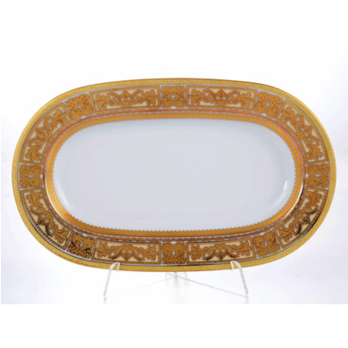 Блюдо "Diadem White Cream Gold" 24 см