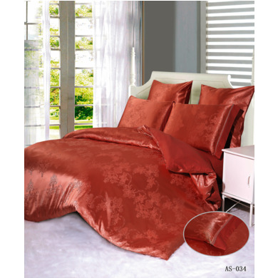 Комплект постельного белья "Arlet AS-034" жаккардовый шелк, двуспальный евро