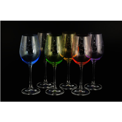 Набор бокалов для вина "Виола Арлекино" 250 мл 6 шт