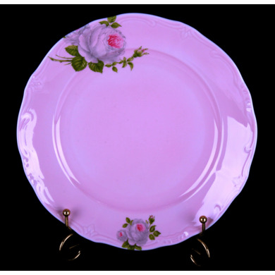 Набор тарелок "Алвин розовый 6076" 24 см. 6 шт.