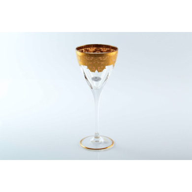 Набор бокалов для вина "Natalia Golden Ivory" 250 мл 6 шт