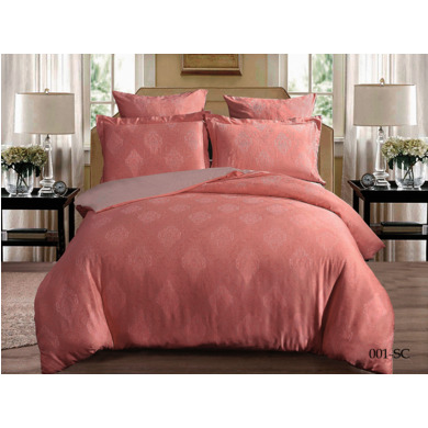 Комплект постельного белья Cleo Soft Cotton (розовый), сем.