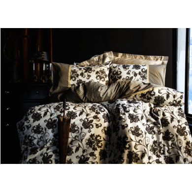 Комплект постельного белья Issimo Lydia сатин-делюкс, двуспальный евро