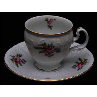 Набор для чая "Бернадот Полевой цветок" (чашка 140 мл + блюдце) на 6 персон 12 предметов