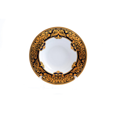 Набор глубоких тарелок "Natalia Cobalt Gold" 23,5 см 6 шт