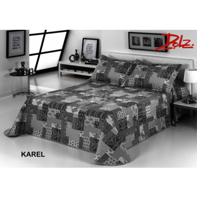 Покрывало стеганое Dolz Karel 180х270 см + 1 наволочка 50х70 см