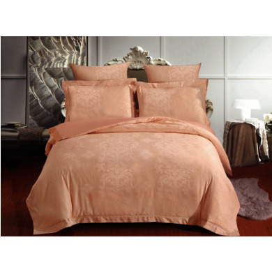 Комплект постельного белья Cleo Soft Cotton (персиковый), двуспальный