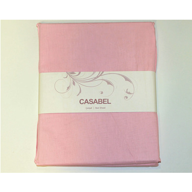 Простыня Casabel ранфорс 160х240 см (розовая)