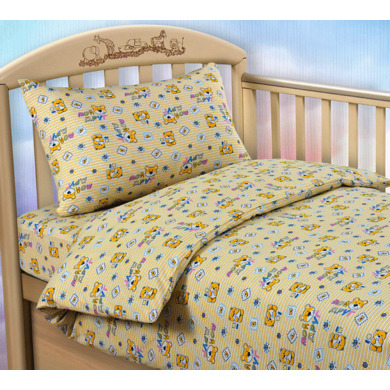 Комплект постельного белья Текс-Дизайн "Мой друг (желтый)" трикотаж, детский