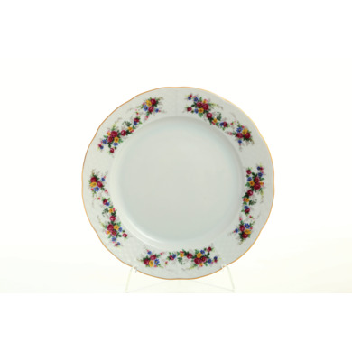 Набор тарелок "Констанция Цветочный сарафан" 19 см 6 шт